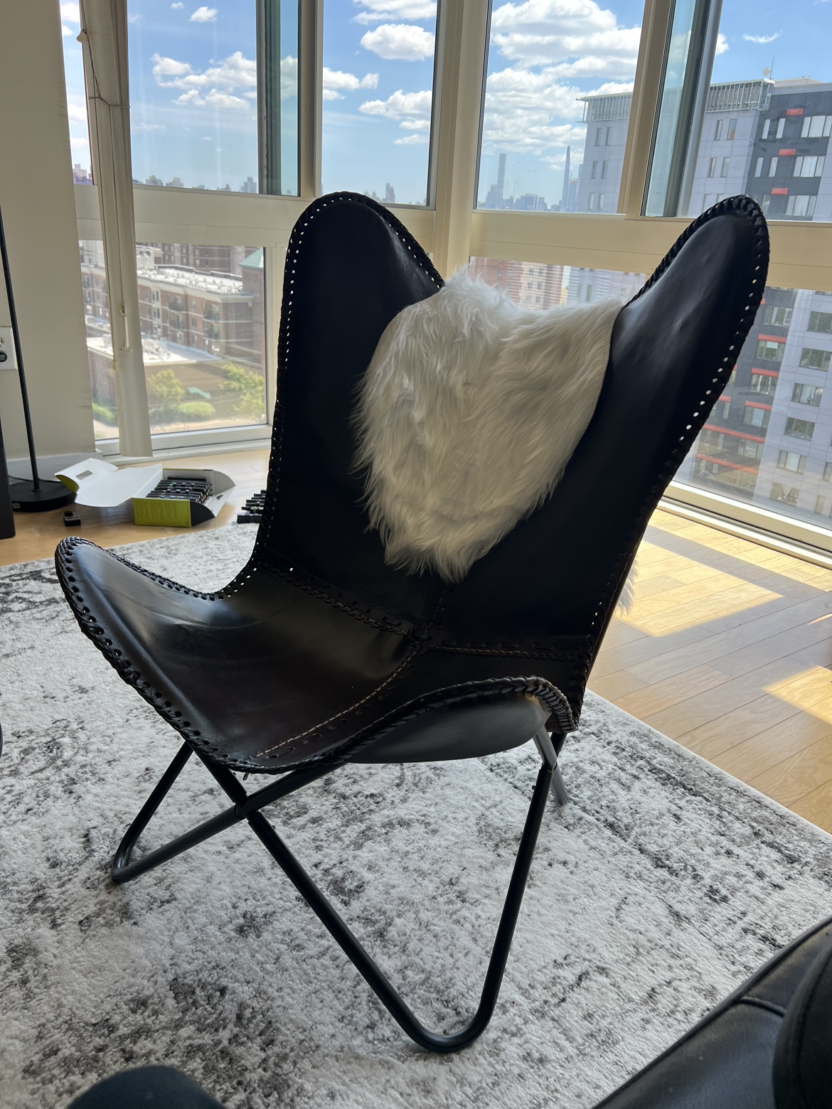 Real leather chair (Moving Sale)