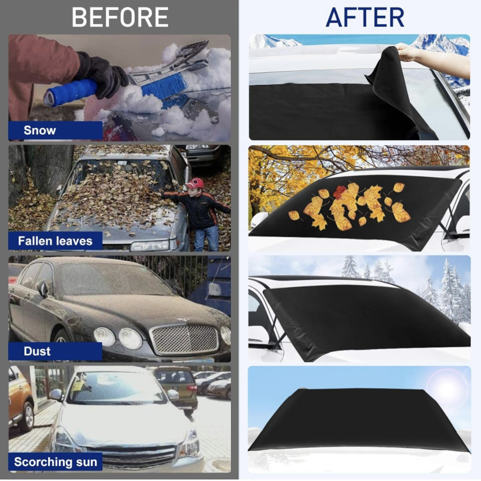 Windshield Cover for Ice and Snow, 74"x57" image indicator(6)