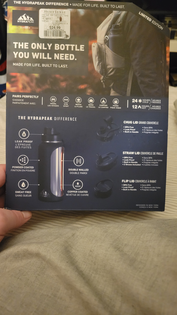 Hydrapeak water bottle - photo 2