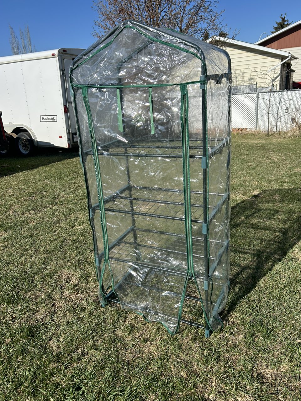 Indoor Greenhouse Planter Stand with Cover
