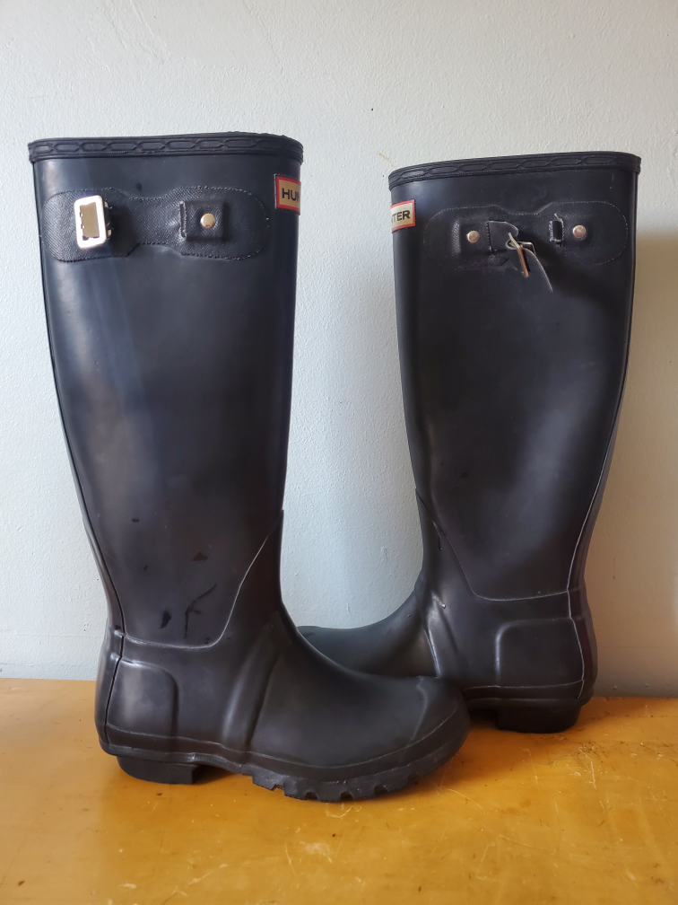 Hunter Original W23499 Black Boots Winter Outdoor Mud Swamp image indicator(2)