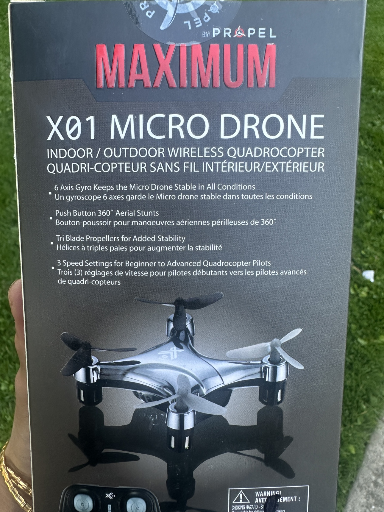 Brandnew Maximum X01 Black Micro Drone image indicator(2)