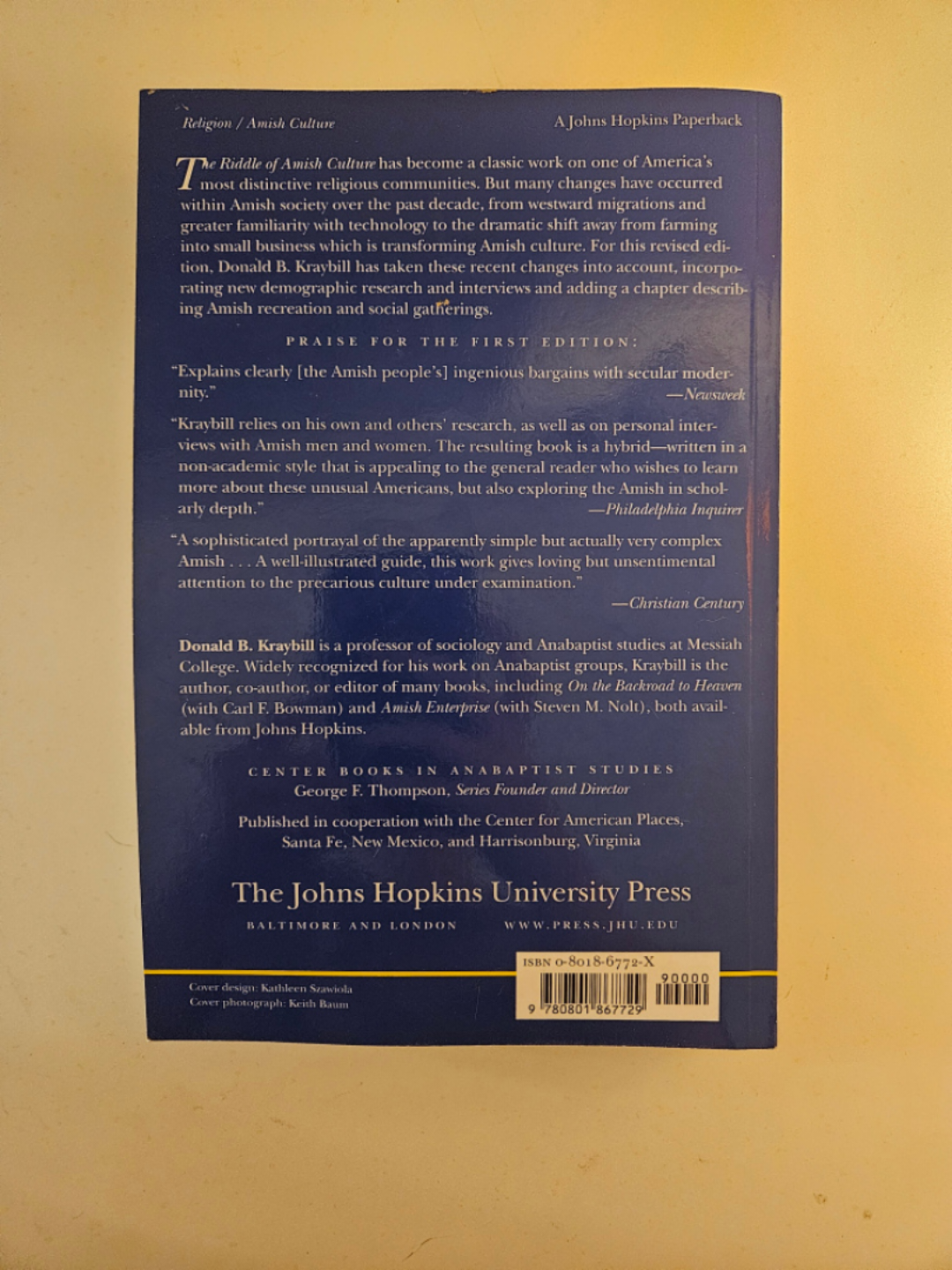 The Riddle of Amish Culture, nonfiction book - photo 2