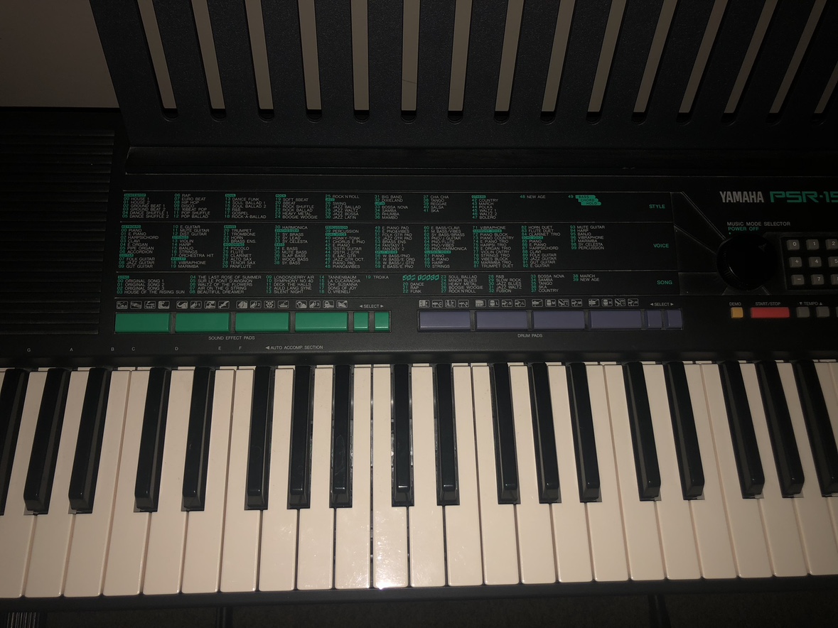 Yamaha PSR-150 with stand - photo 2