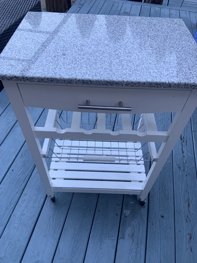 White Kitchen Stand thumbnail