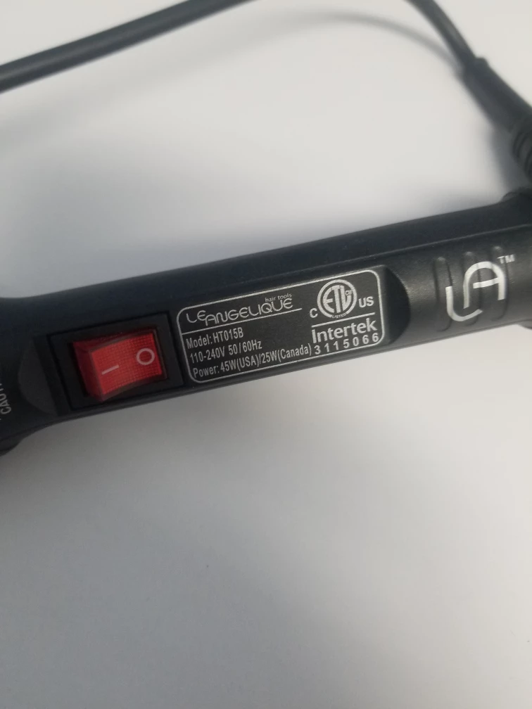 L'ANGE HAIR Ondulé Ceramic Curling Wand 1.25 Inch w/ Heat Glove image indicator(2)