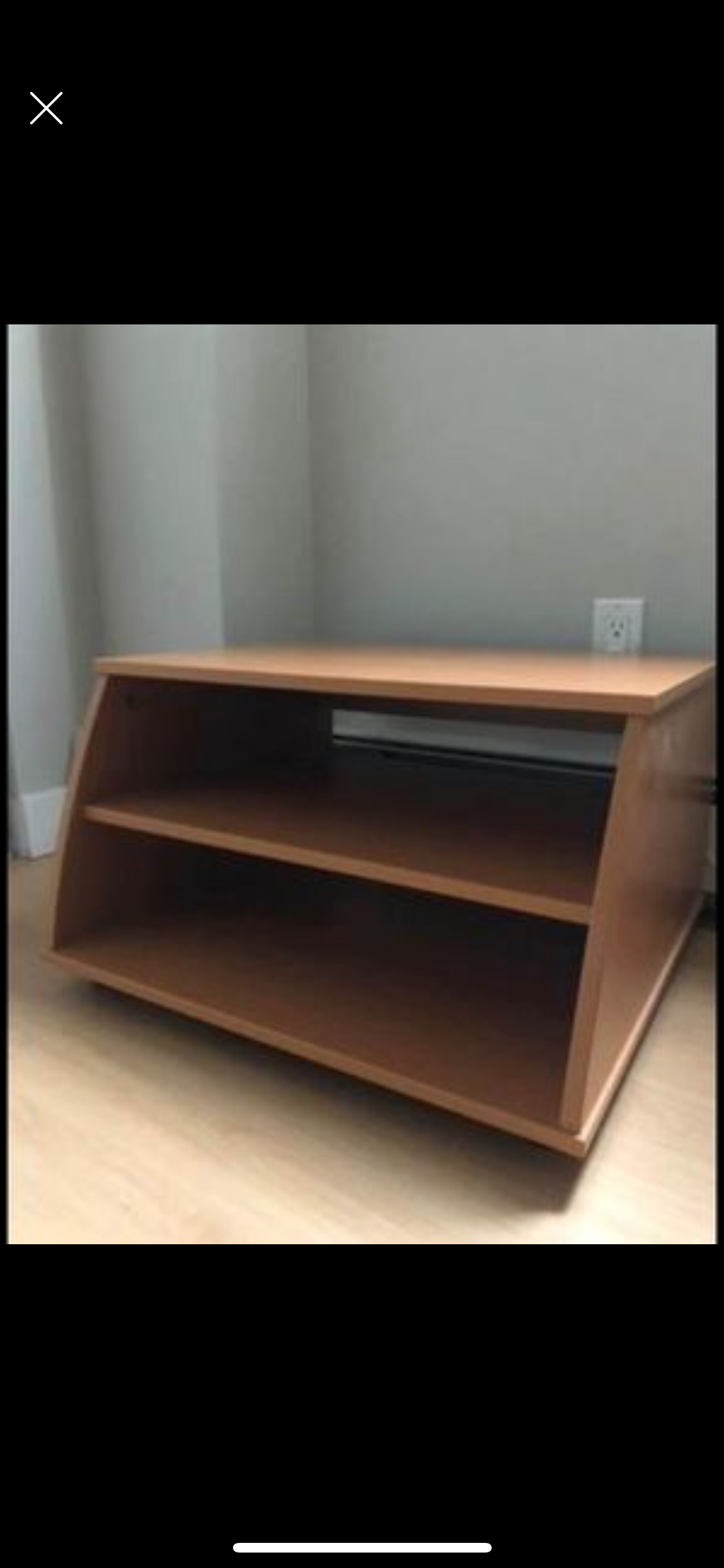 Side table with shelve