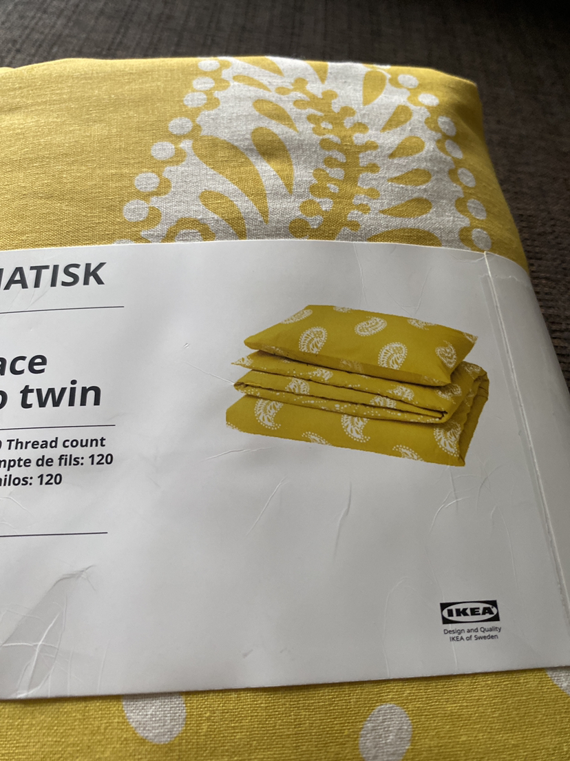 🧡 from IKEA Twin Duvet cover with One pillow case - photo 2