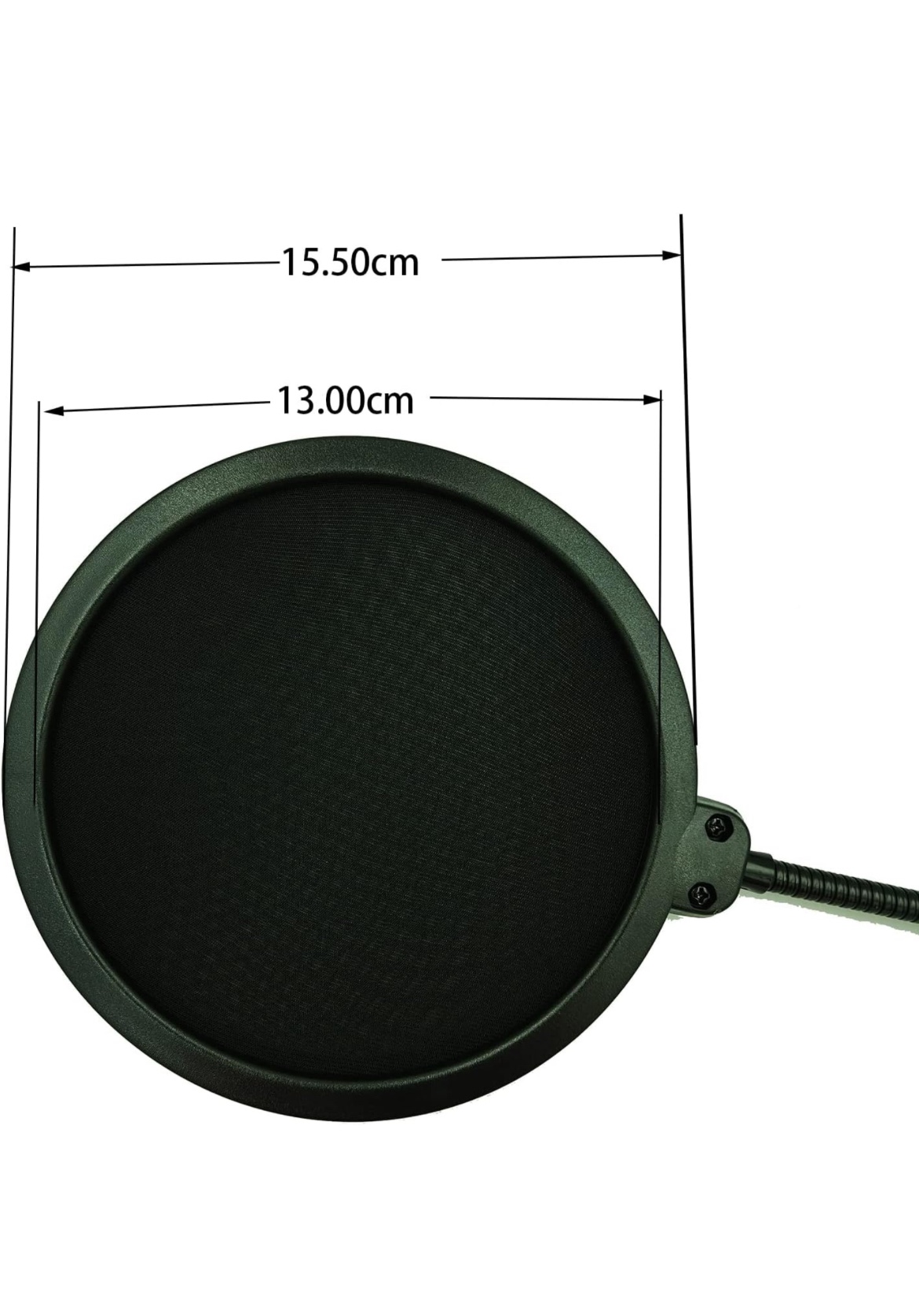 New Microphone Pop Filter Mask Shield, Dual Lay image indicator(2)