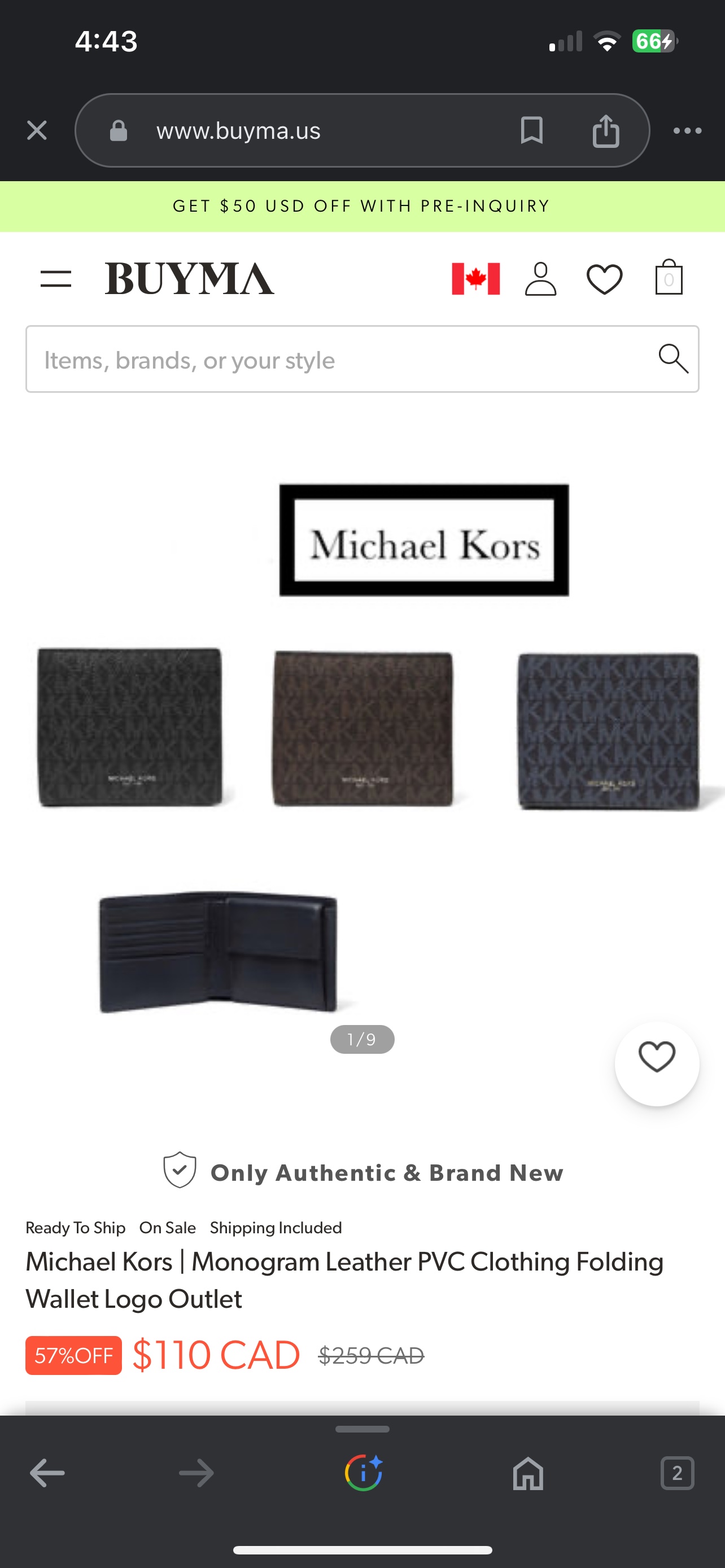 Micheal Kors men’s wallet - photo 5
