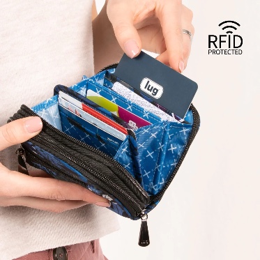 Lug Splits Compact RFID Wallet (black) image indicator(6)