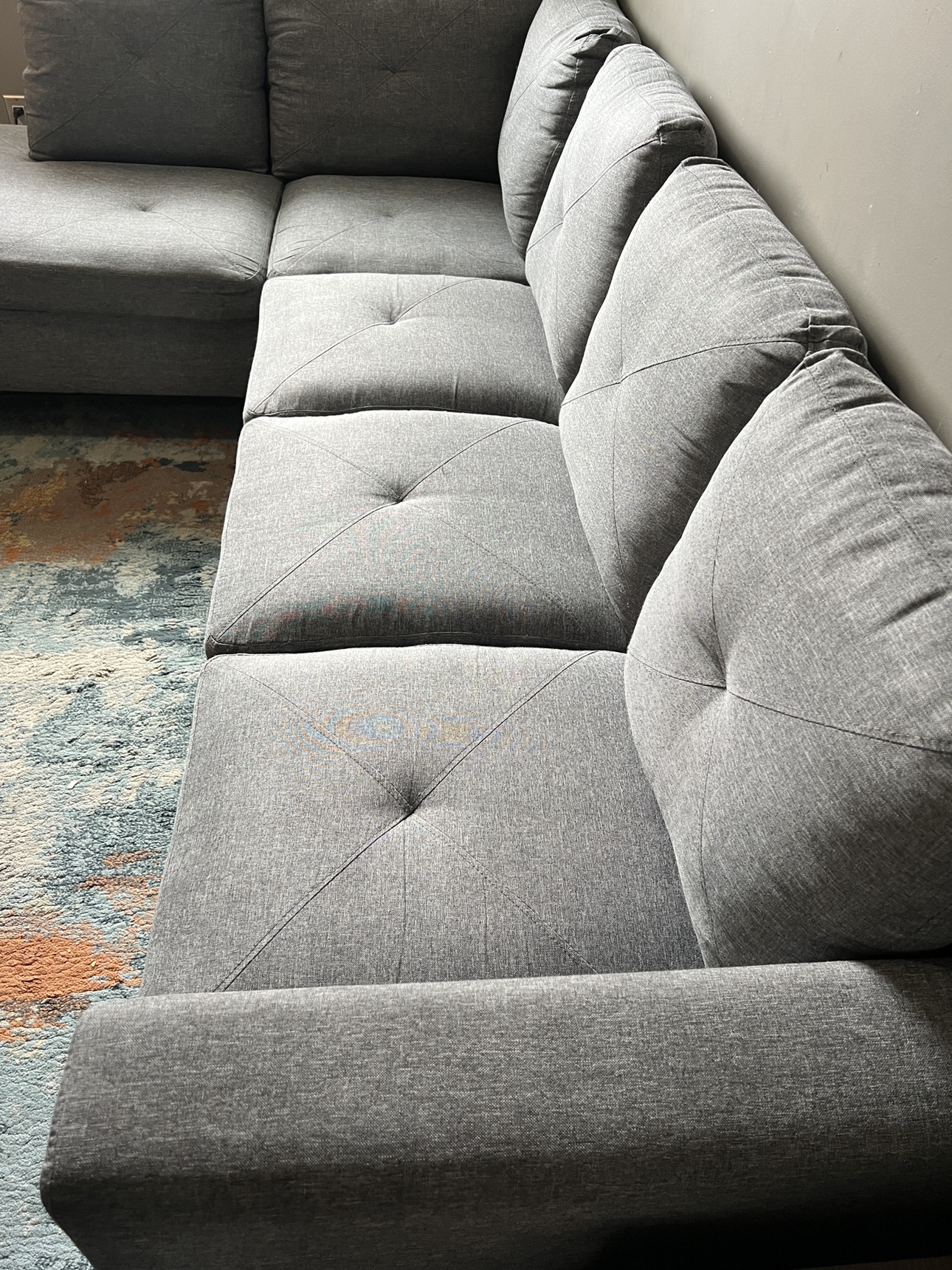 Sectional Sofa with Ottoman - photo 2