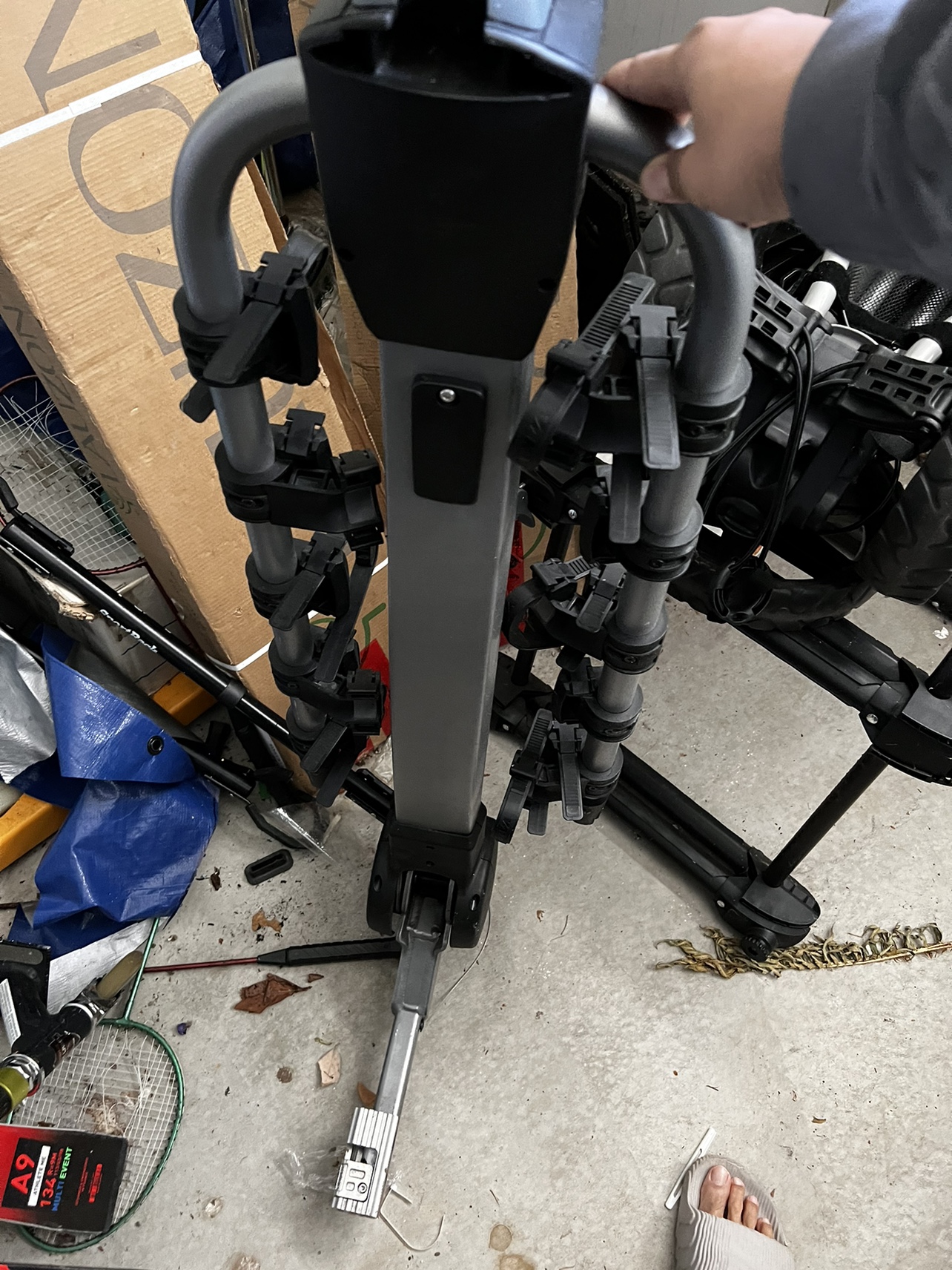 Yakima hitch bike rack 5 bike + 2 bike adapter bar - photo 3