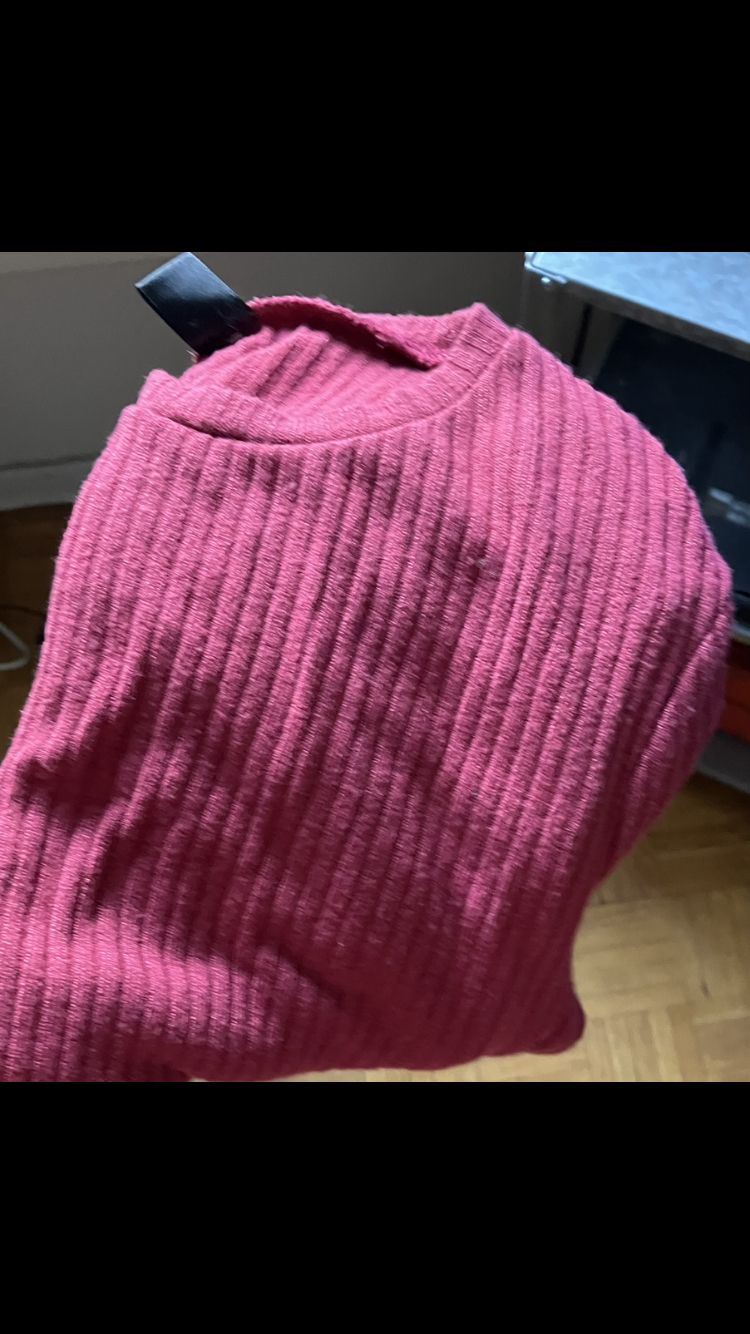 Shein Women’s Pink Ribbed Long Sleeve Shirt Top👚 Size XL❤️🩷💜🌹🥀🌷 image indicator(9)