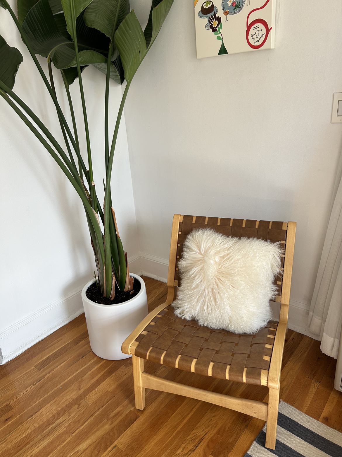 Leather and Wood Chair - photo 2