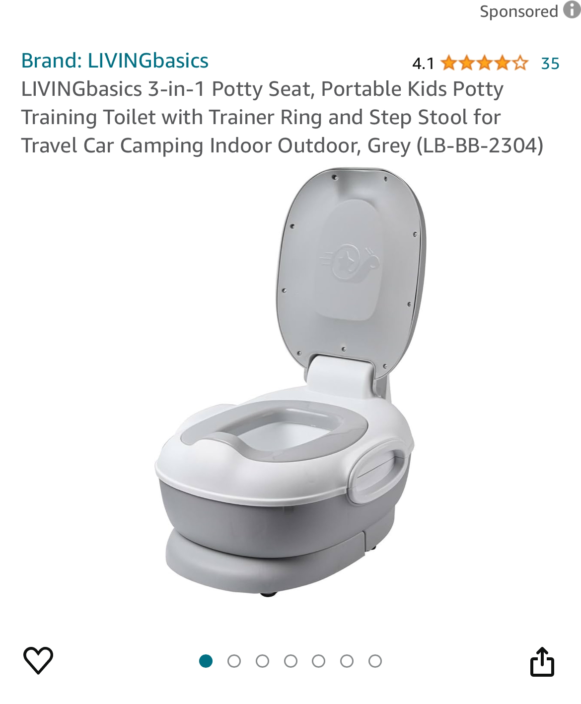 3 in 1 training potty