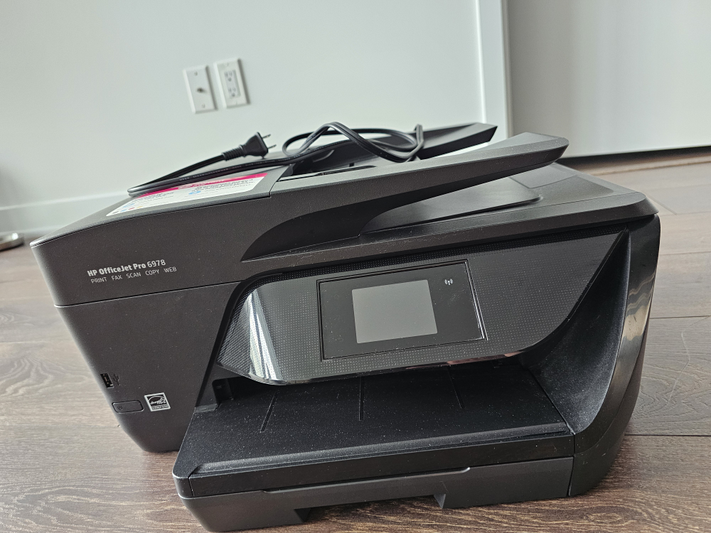 HP Officejet pro 6978 printer and scanner