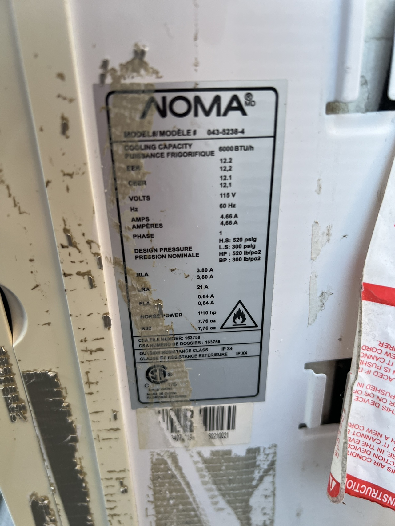 Window Air Conditioner 6,000BTU | Area Cover 257FT - photo 4