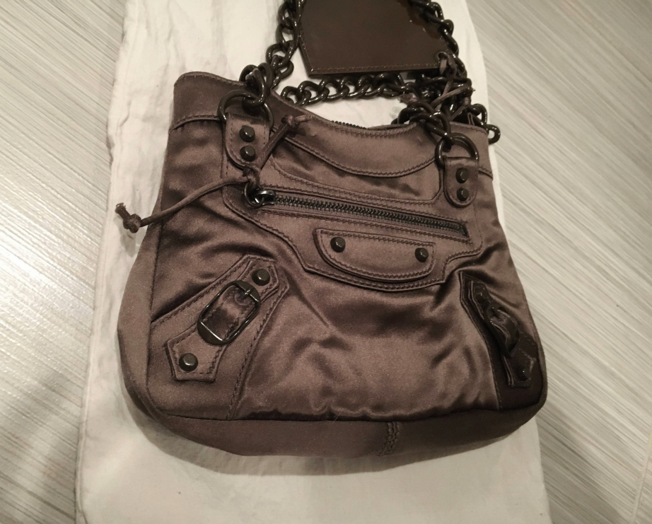 Authentic balenciaga neo classic mini Satin Bag image indicator(2)