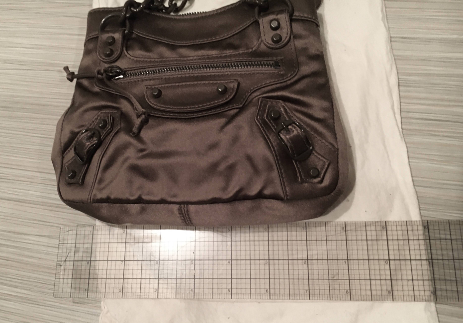 Authentic balenciaga neo classic mini Satin Bag image indicator(5)