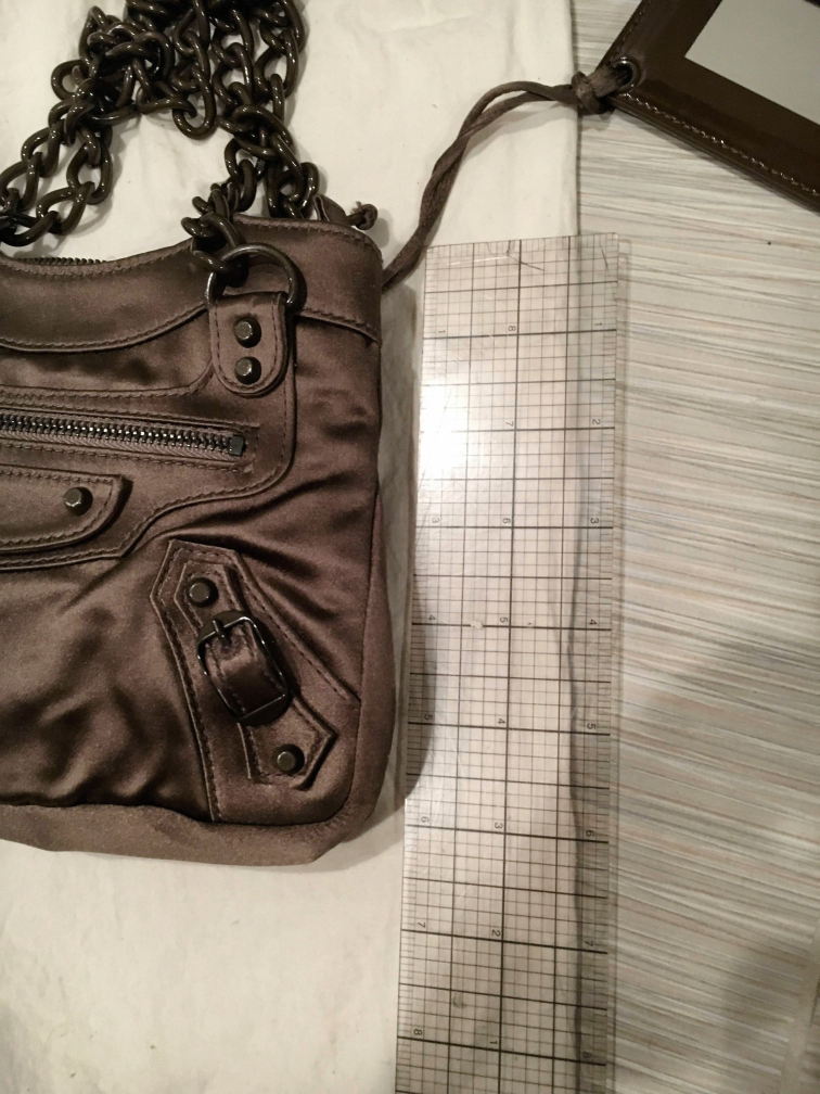 Authentic balenciaga neo classic mini Satin Bag image indicator(6)