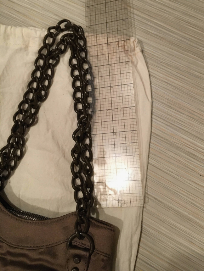 Authentic balenciaga neo classic mini Satin Bag image indicator(7)