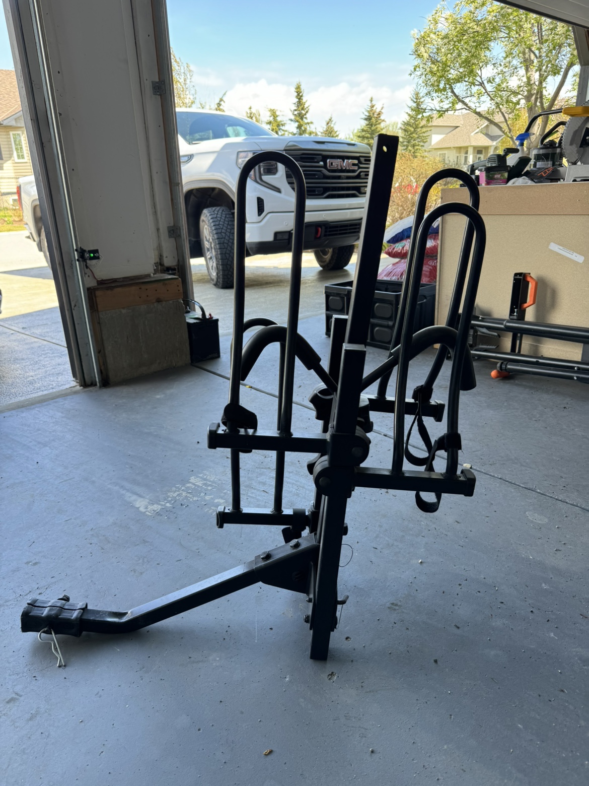 Double bike rack image indicator(3)