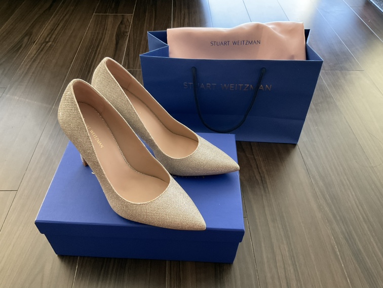 Stuart Weitzman high heels size 7.5/38/245 thumbnail