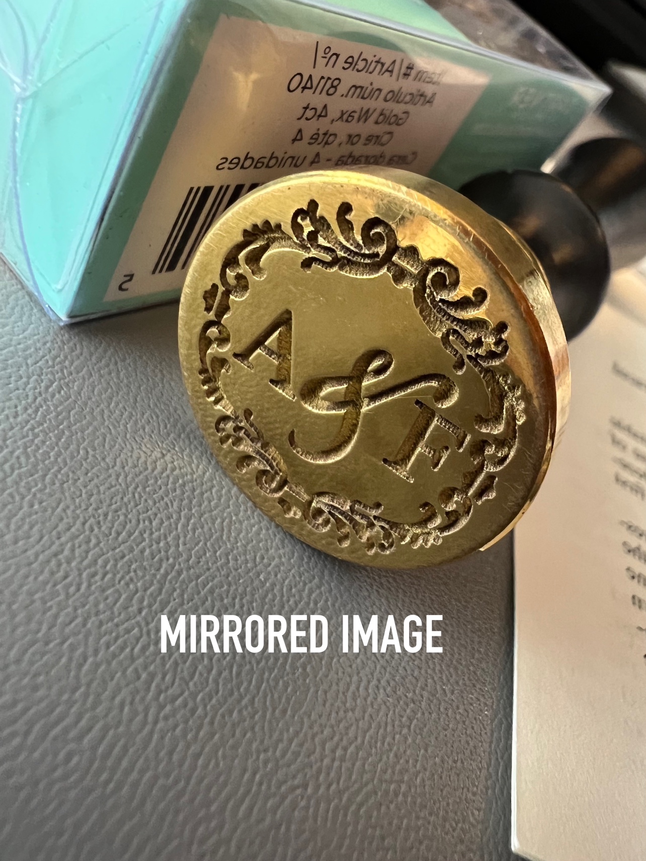 Wax Seal Stamp (A&F design) - photo 3