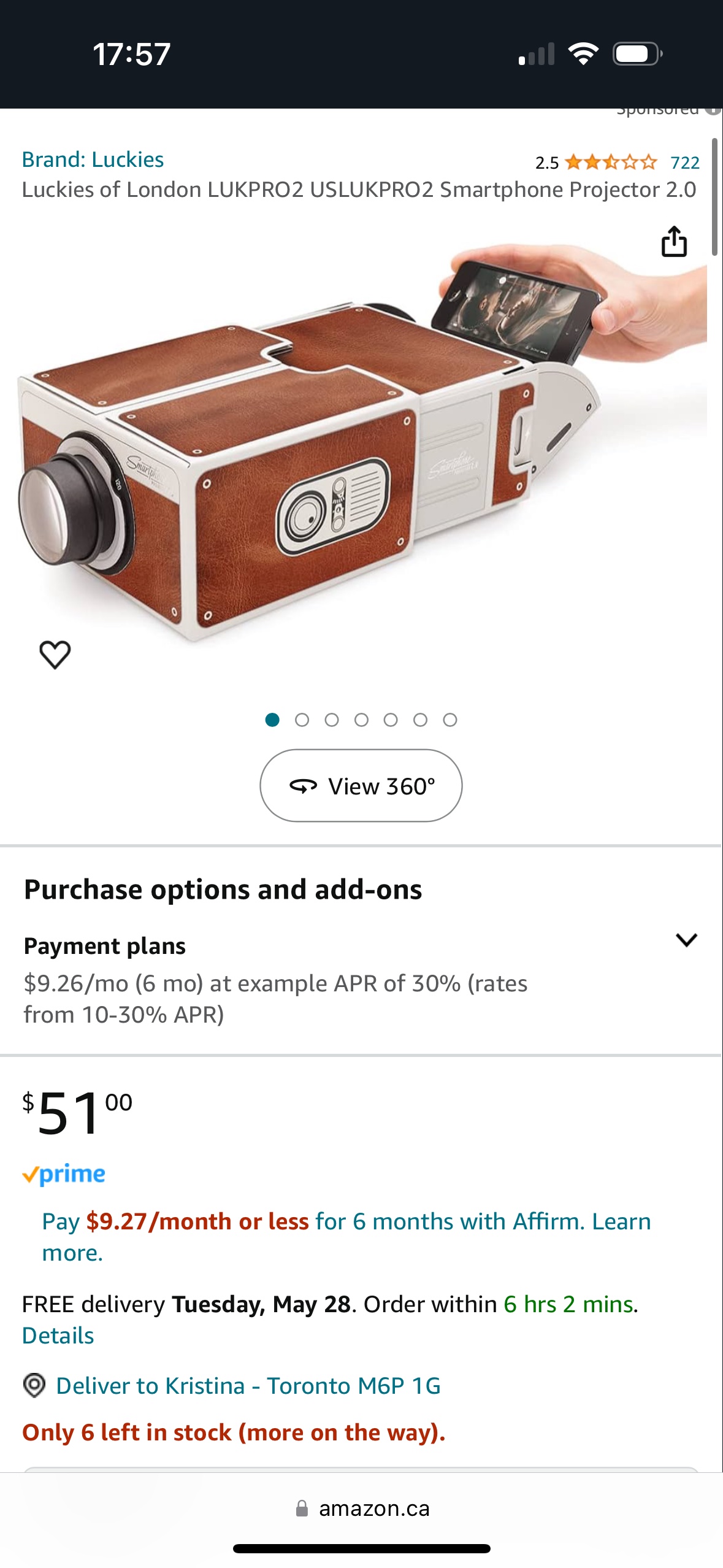 Smartphone Projector 2.0