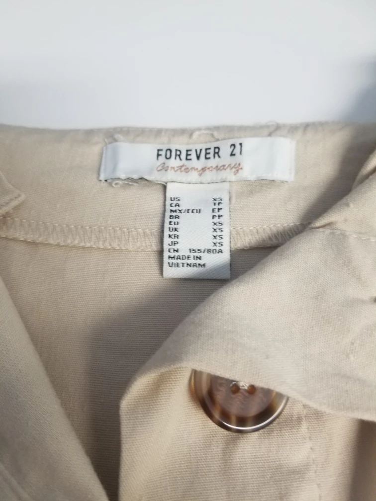 Linen Dress, Button down, Beige / Cream Dress image indicator(6)