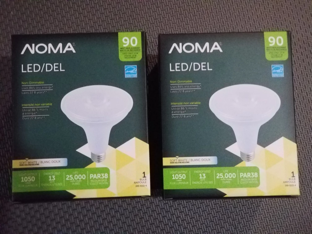 Noma 90W LED flood light bulb 2pcs - photo 2