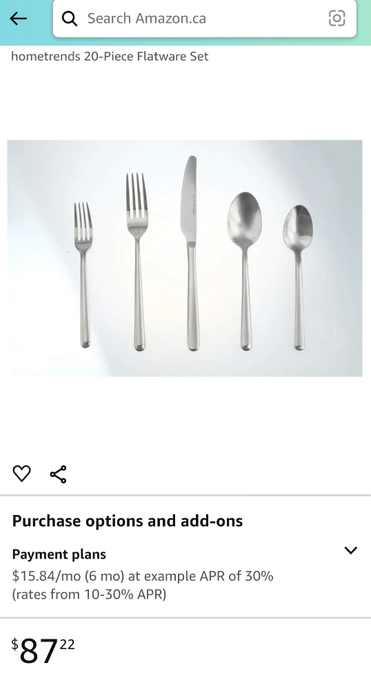 20 Piece Forged Flatware Set BRAND NEW image indicator(6)