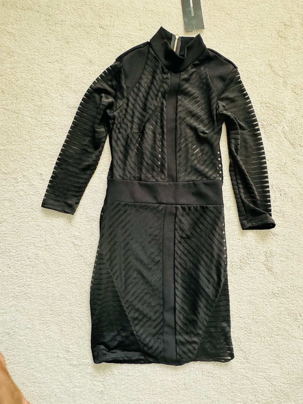 Black evening dress