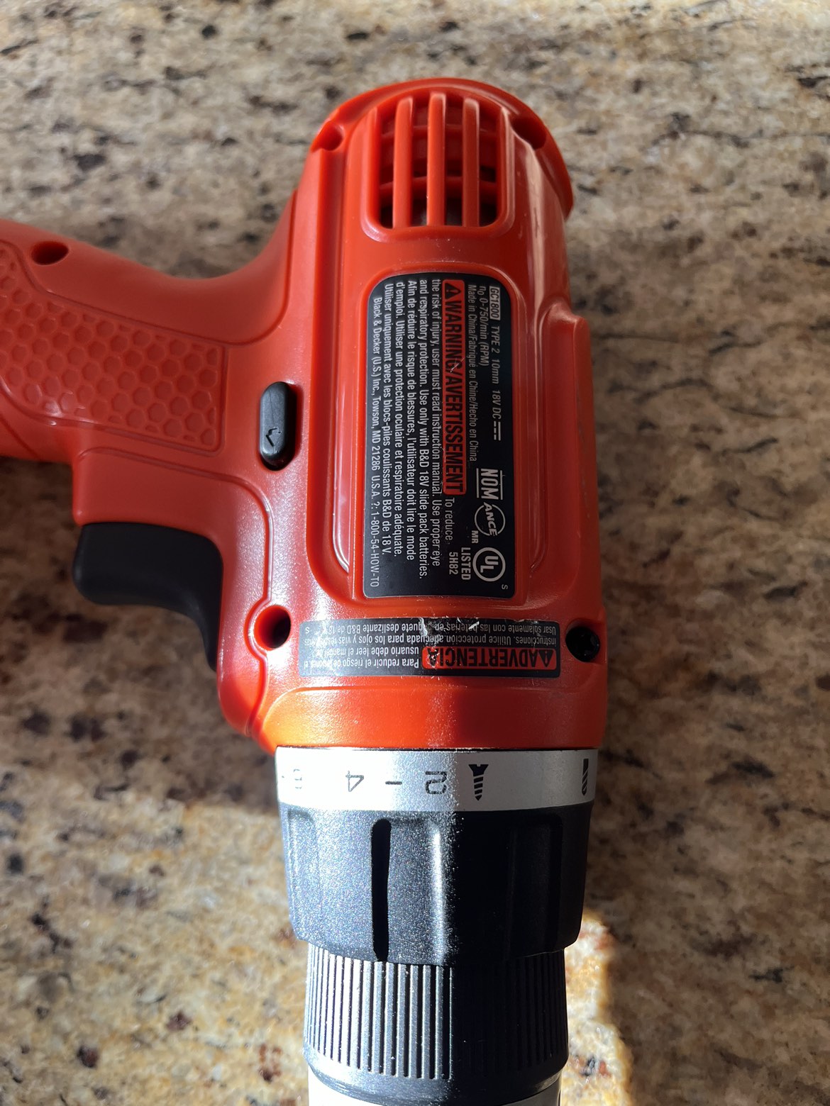 18V Black&Decker drill cordless image indicator(4)
