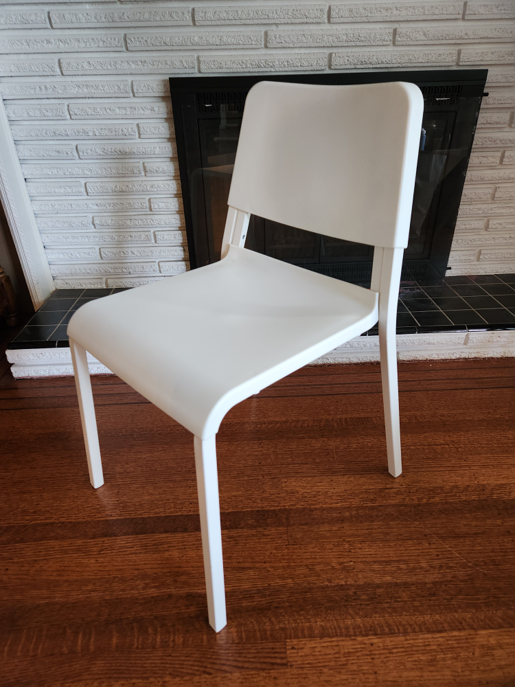 Ikea white chair x2