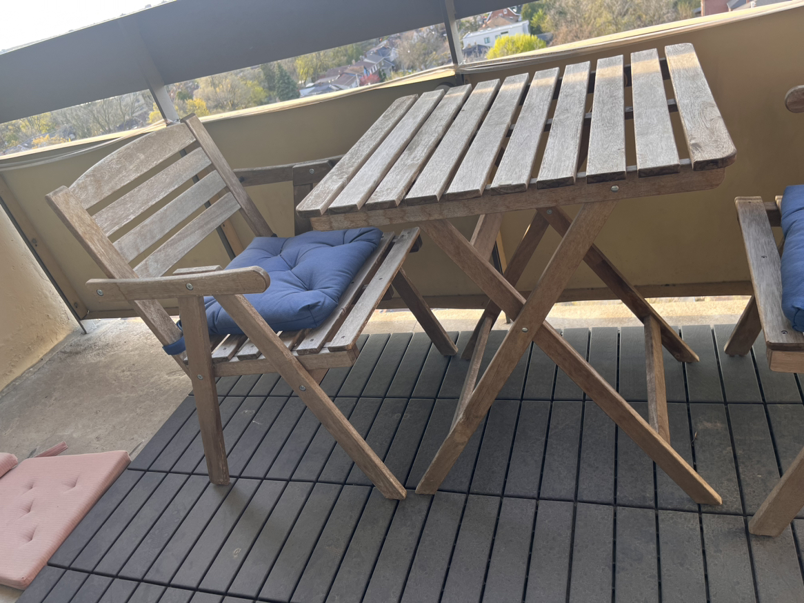 Ikea patio table chairs set - photo 4