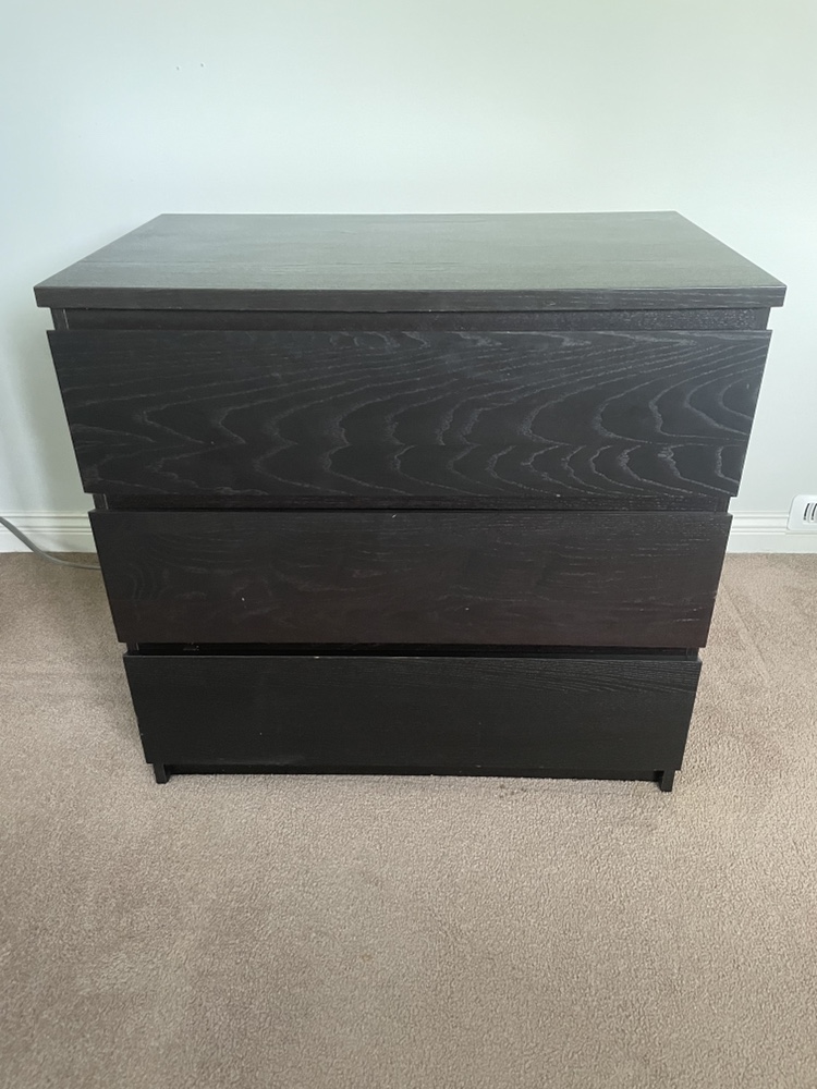 IKEA Malm | 3 Drawer Dresser - photo 2