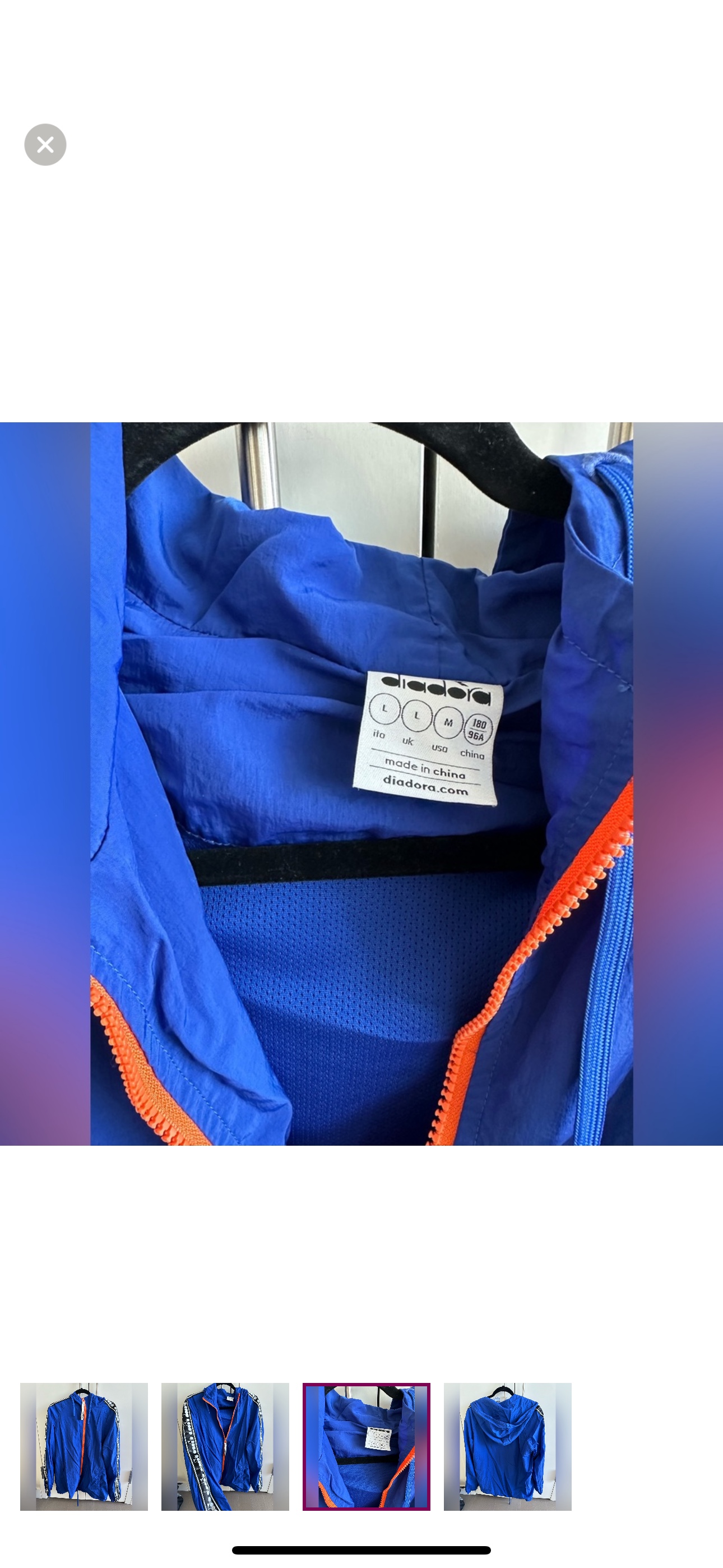 Mens Diadora tracksuit jacket image indicator(3)