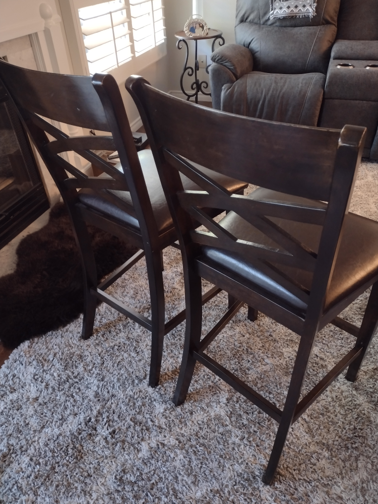 TWO BAR HEIGHT CHAIRS - photo 2