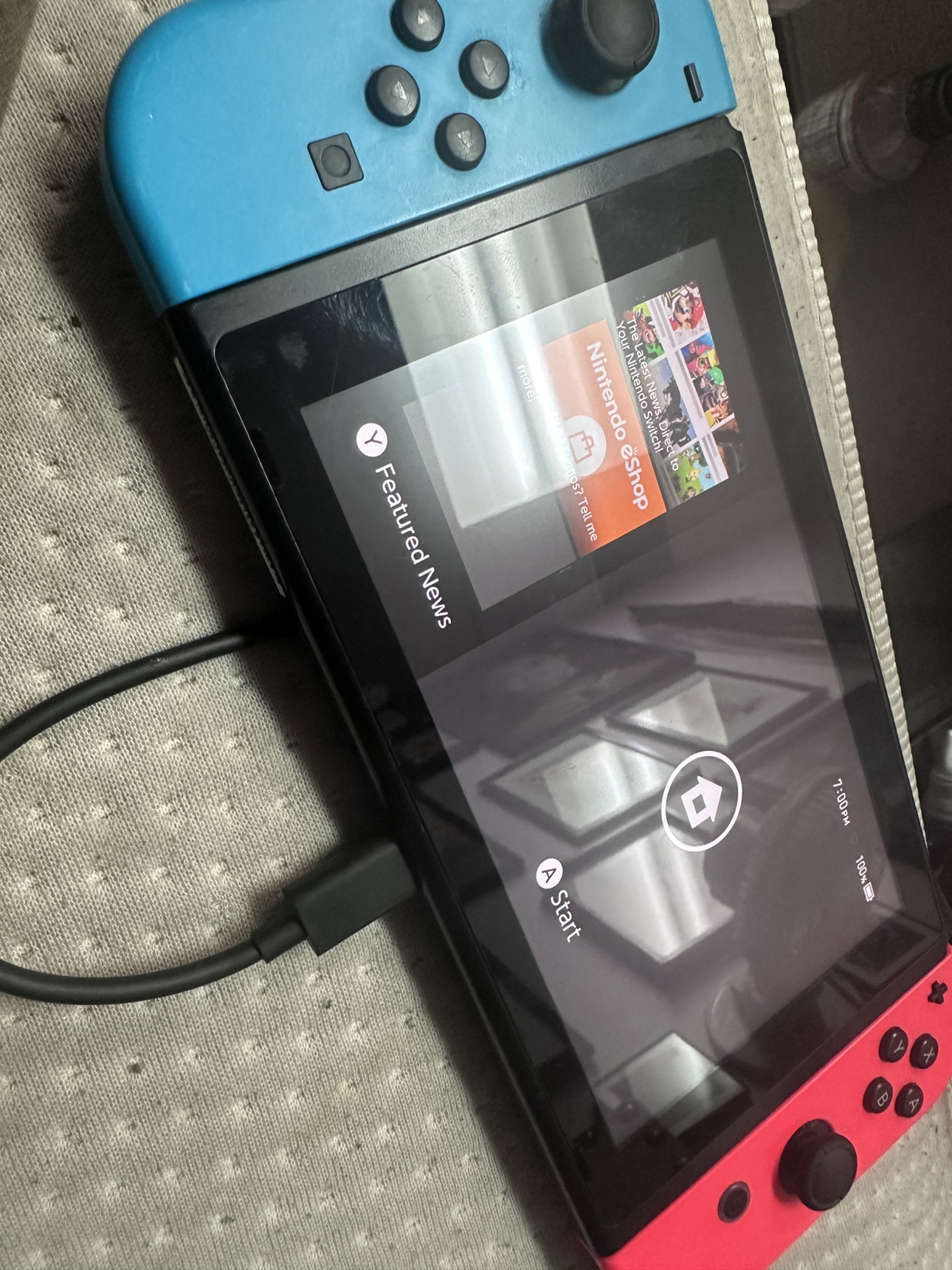 Nintendo Switch Red & Blue - photo 5