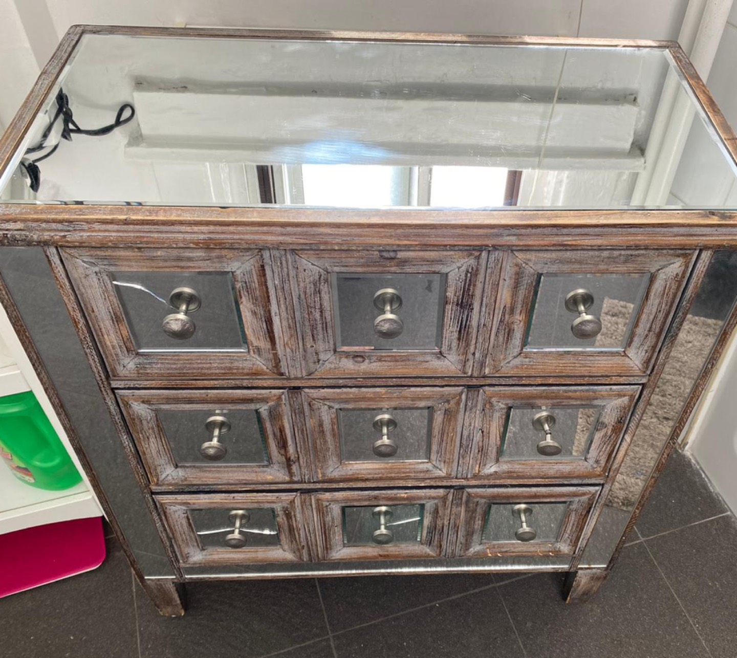 Mirror side table thumbnail