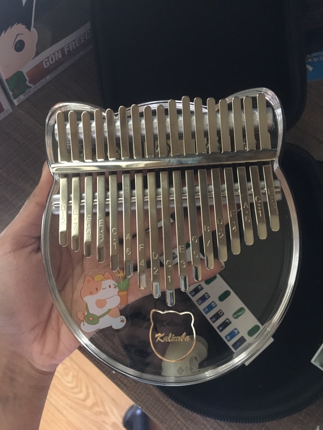 Cat shaped kalimba (finger piano) thumbnail