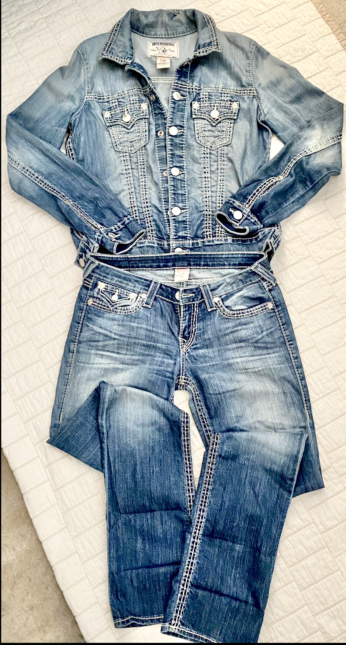 Unisex denim suit True Religion image indicator(8)