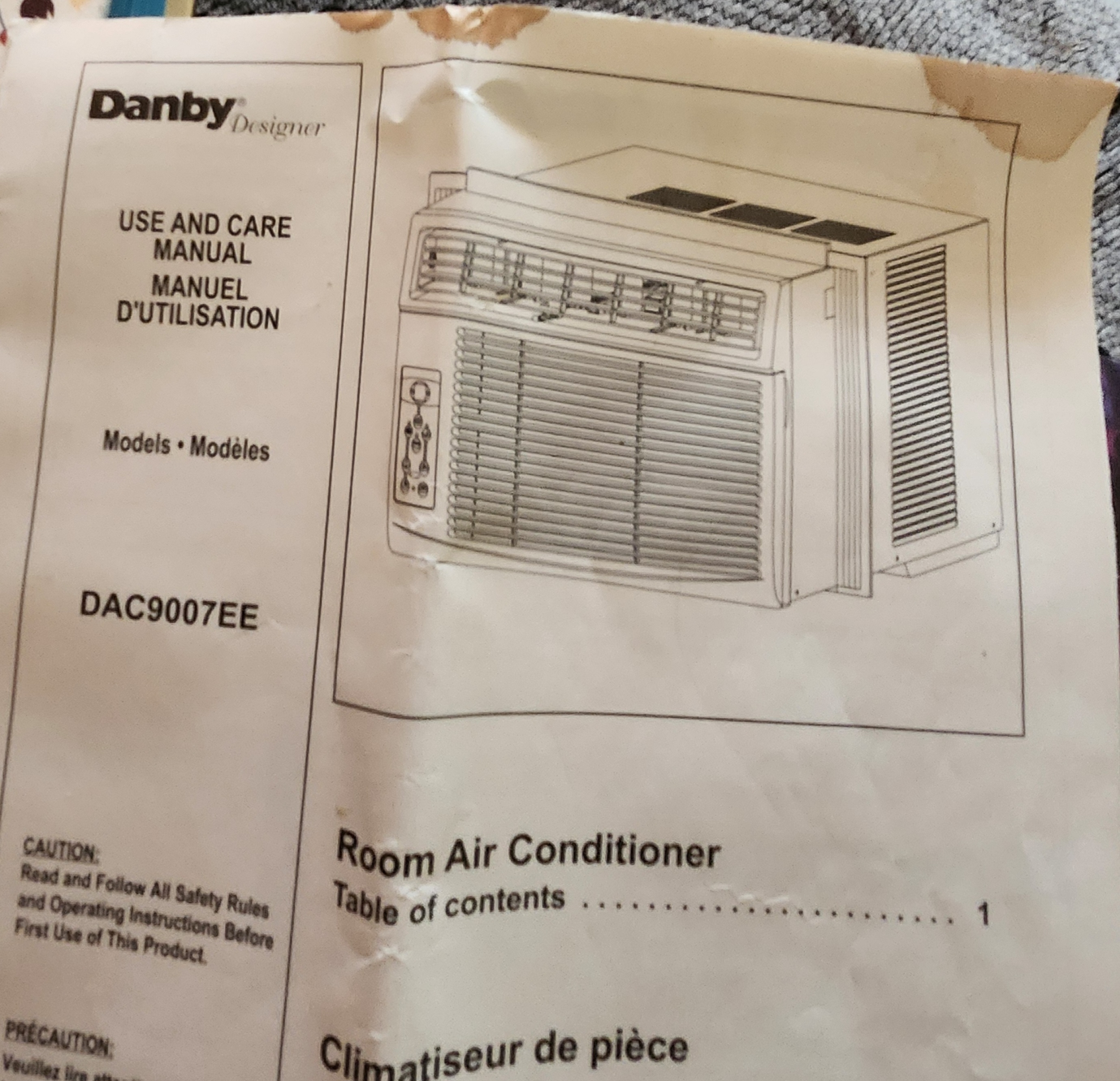 Danby 9009 but air conditioner - photo 3