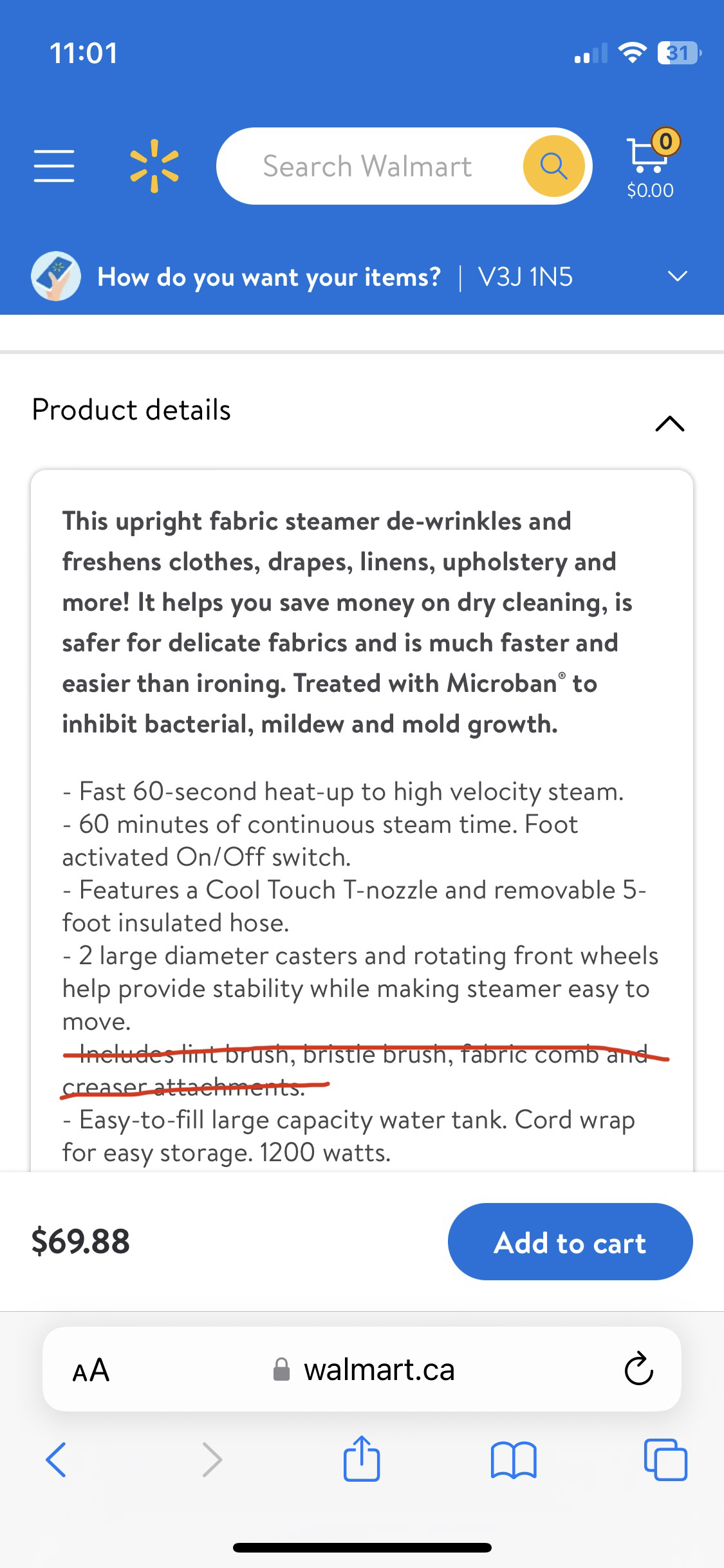 Conair Fabric Steamer image indicator(7)