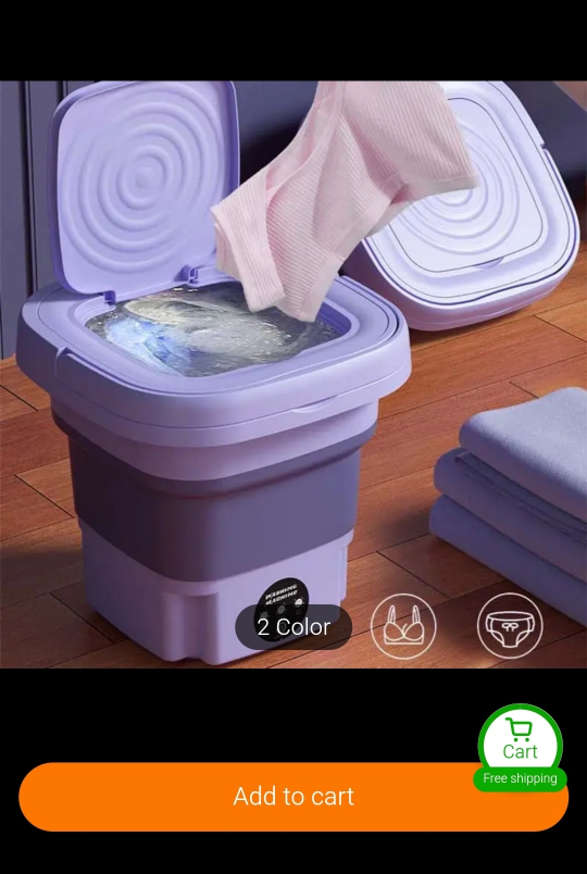 8L Mini Foldable Washing Machine - photo 2