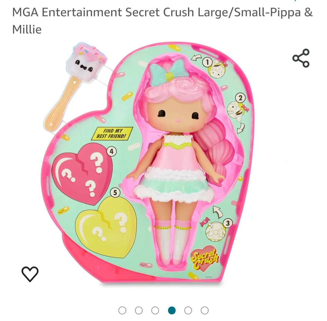 MGA Entertainment Secret Crush Large/Small-Pippa & Millie image indicator(2)