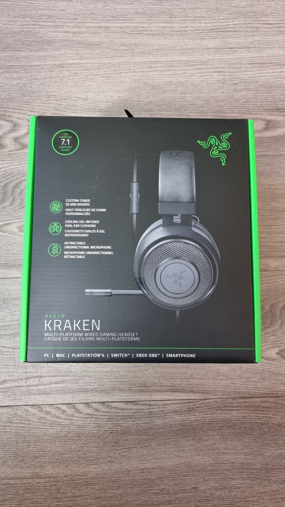 Razer kraken Headphone Gaming Headset 7.1 [Black]