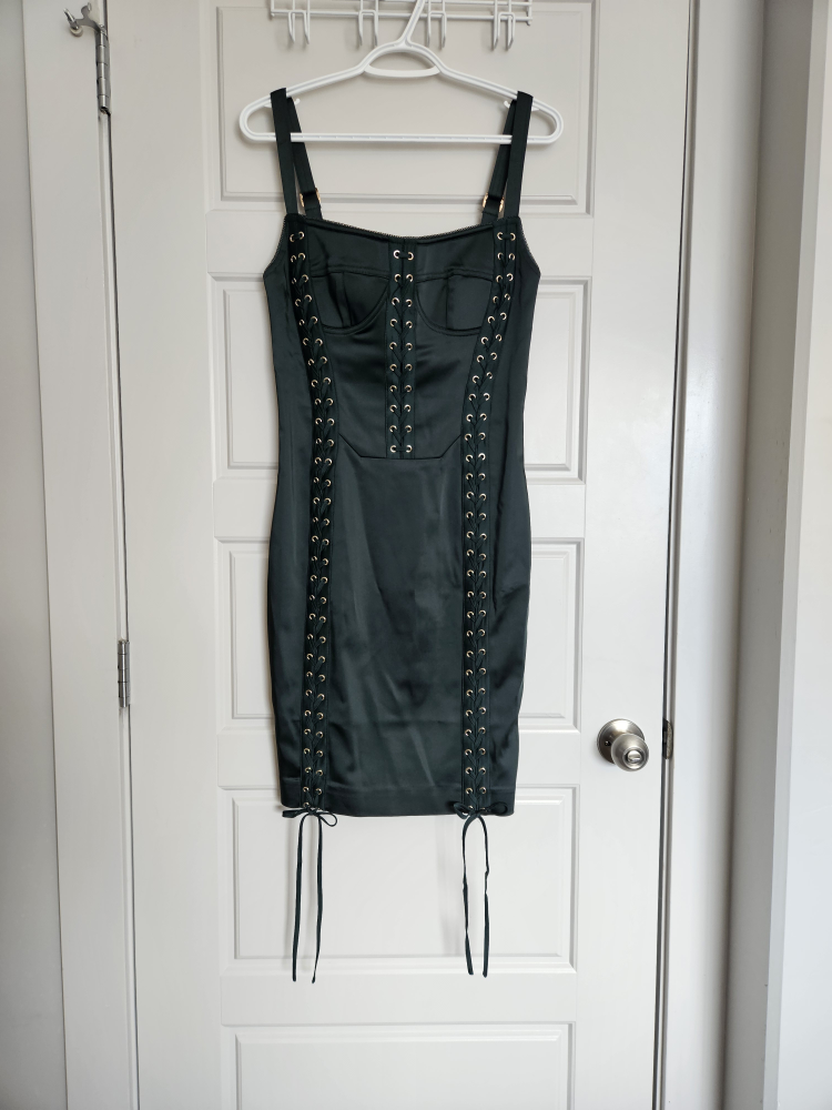 MARCIANO Renaissance Lace-Up Corset Dress size 6